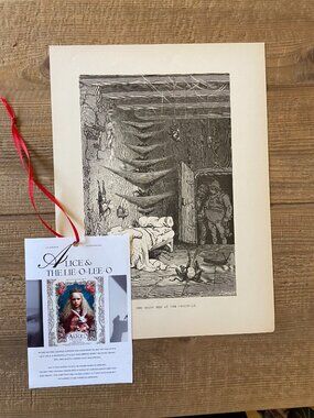 Vintage Art Print, Gustave Dore, Audiobook, Sheet Music